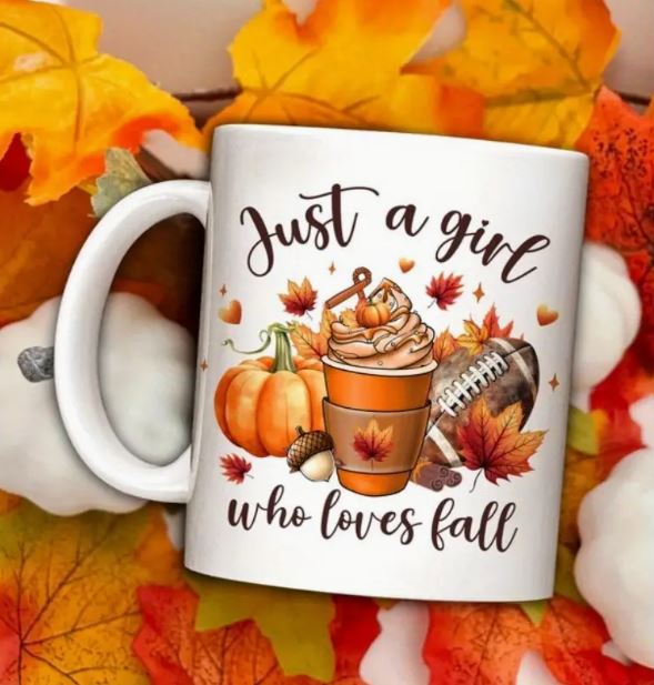 Just a Girl Halloween Mug