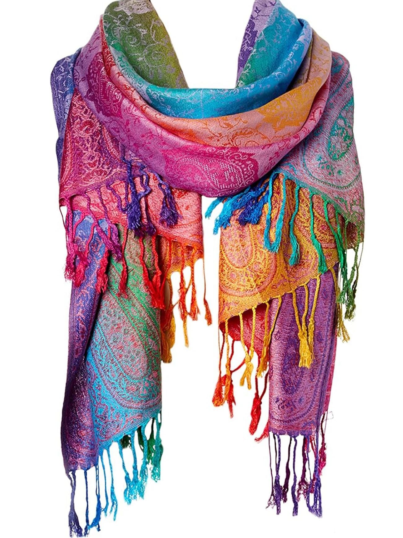 Multicolor Pashmina excellent quality