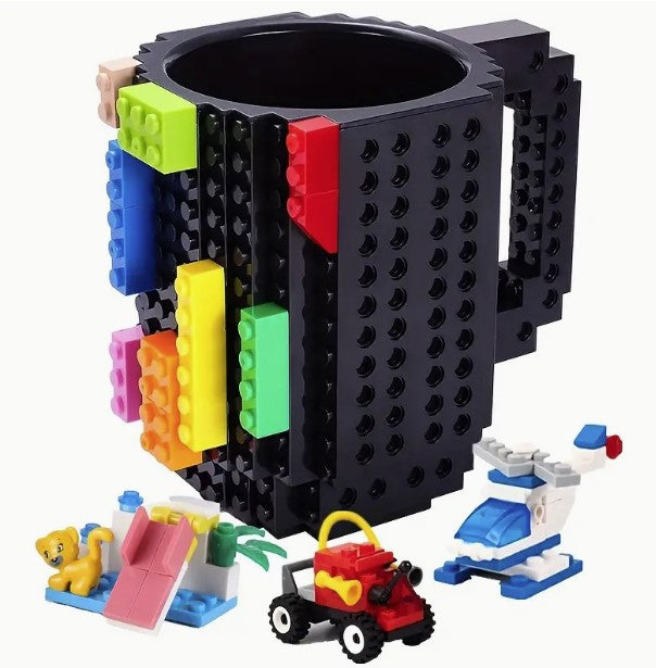 Z-LEGO Build-On Brick Coffee Mug Plastic Water Cup