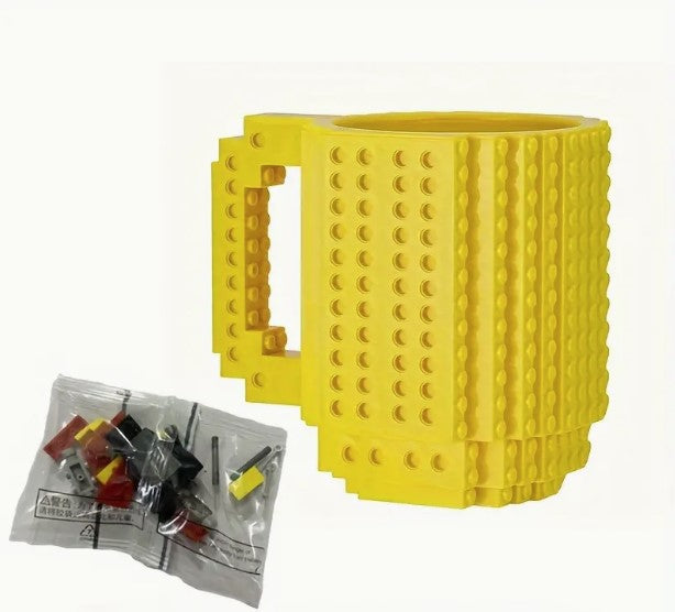 Z-LEGO Build-On Brick Coffee Mug Plastic Water Cup