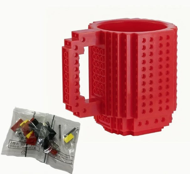 Z-LEGO Build-On Brick Coffee Mug Plastic Water Cup