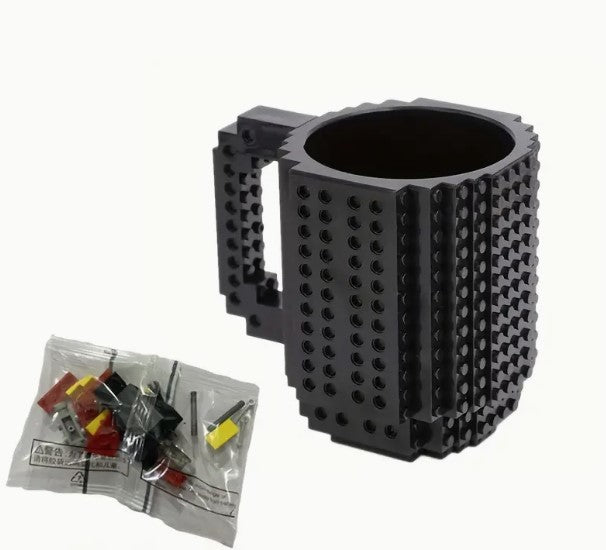 Z-LEGO Build-On Brick Coffee Mug Plastic Water Cup