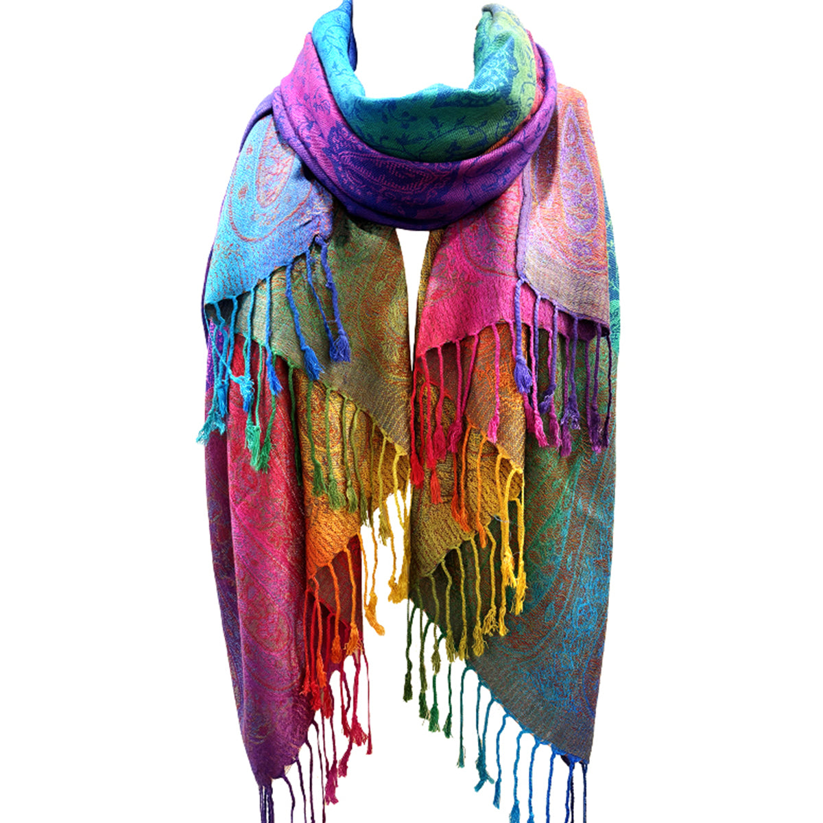 Multicolor Pashmina excellent quality