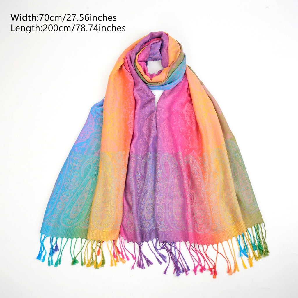Multicolor Pashmina excellent quality
