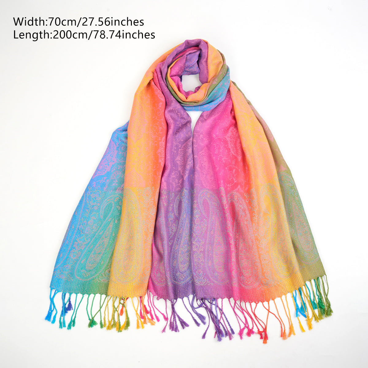 Multicolor Pashmina excellent quality