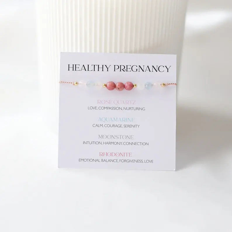 Healthy pregnancy Crystal bracelet