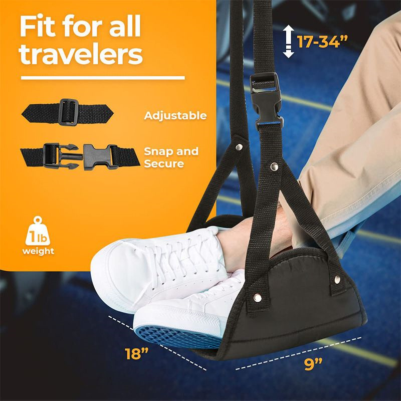 Portable Airplane Footrest